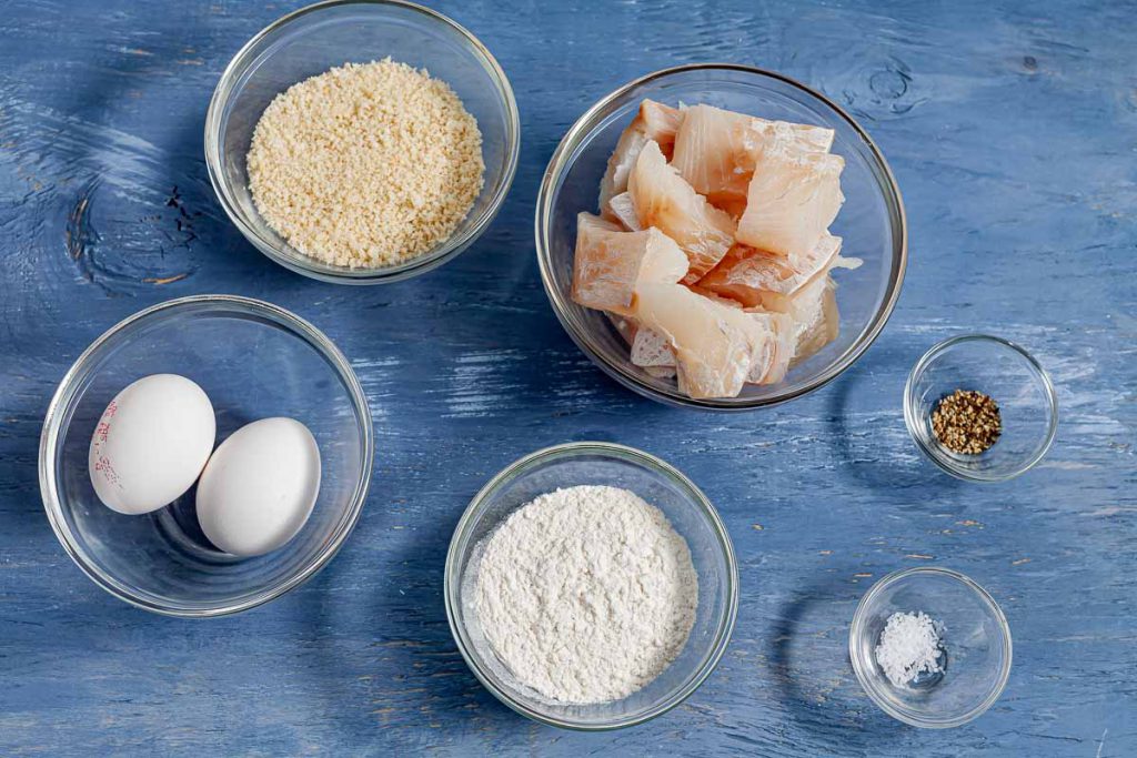 Fish breading ingredients